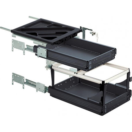 Ensemble de conteneurs 46744 acier