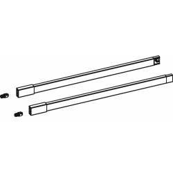 Ensemble garde-corps longitudinal ArciTech 9149288NL 400mm blanc