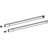 Ensemble garde-corps longitudinal ArciTech 9149288NL 400mm blanc
