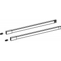 Ensemble garde-corps longitudinal ArciTech 9149291NL 550mm blanc