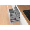 Système de poubelle tiroir 9207642KB600mmKF gris