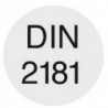 Jeu de tarauds à main, filetage métrique à pas fin, 2 pièces, Filetage x pas : M30 x 1,00 mm, Long. totale 90 mm, Carré de la queue 18 mm