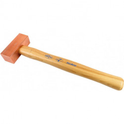 Marteau en cuivre 500g avec manche en hickory Haso