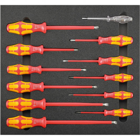 Module outil pour servante 1/3 Tournevis VDE Wera