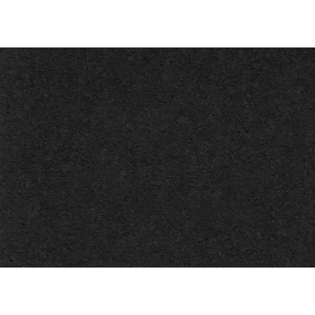 Sol pour sport caoutchouc noir 6mm 1,25x10m