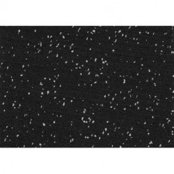 Sol pour sport caoutchouc noir/gris 6mm 1,25x10m