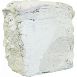 Chiffon de nettoyage jersey majoritairement blanc 10kg