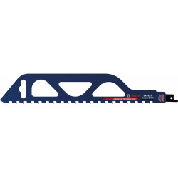 Lame de scie sabre Expert Hollow Brick Longueur 300 mm Largeur 50 mm Pas de dent TPI 2 12,7 mm S-Shank 1 pièce / carte BOSCH