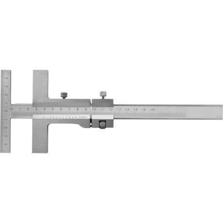 Pied à coulisse avec réglage précis 160mm FORTIS