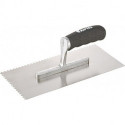 Taloche inox crantée inox 4x 4mm Poignée soft FORTIS