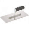 Taloche inox crantée inox 6x 6mm Poignée soft FORTIS