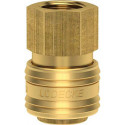 Raccord rapide NW 72mm Laiton Serie ES IG G3/8 LÜDECKE