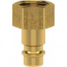 Bouchon mamelon pour raccord NW 72mm Laiton Serie ES IG G3/8 LÜDECKE