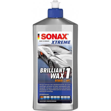 SONAX XTREME Brilliant Wax 1 Hybride NPT 500 ml (Par 6)