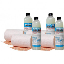 WIPEX-WET Main + Outil 4 rouleaux + 4 bouteilles recharge