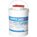 Distributeur de lingettes humides WIPEX-WET rouge plastique