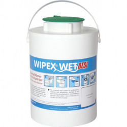 Distributeur de lingettes humides WIPEX-WET vert plastique