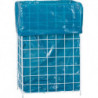 Corbeille treillis 60 litres métal blanc