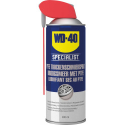 Lubrifiant sec en polytétrafluoroéthylène Spécialiste en spray Smart Straw Aerosol 400ml WD-40 (Par 12)