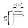 Butée de porte au sol E498 F69