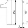 Numéro Maison 2 inox