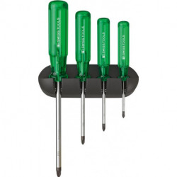 Set Tournevis 4-unités PZ im support mural Classic PB Swiss Tools
