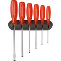 Set Tournevis 6-unités Fente im support mural Multicraft PB Swiss Tools