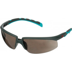 Lunettes de sécurité S2002SGAF-BGR-EU EN 166 EN172 branches gris / turquoise, verres gris