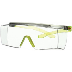 Lunettes de protection SecureFit 3700 EN 166-1FT branches grises/vert pomme.verr
