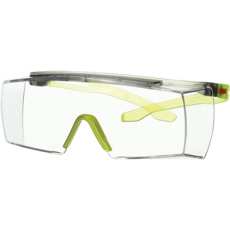 Lunettes de protection SecureFit 3700 EN 166-1FT branches grises/vert pomme.verr