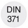 Taraud machine pour trous borgnes, revêtement TiAIN, DIN 371 C, Filetage M10, Pas 1,5 mm, Long. totale : 100 mm, queue Ø 10,0 mm