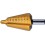 Foret perce-tôle de précision, acier rapide, revêtement TiN, Capacité de perçage : 4-20 mm, Taille 2, Long. totale 71 mm, Long. de la queue : 22 mm