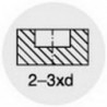 Foret taraudeur pour trou débouchant, acier coupe rapide E, NPT, Filetage : NPT 1 pouces, Ø nominal du filetage 34,180 mm