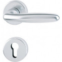 Poignée porte Verona 1510/42KB/42KBS Alu.F1 PZ DIN Gauche/Droite D/D HOPPE