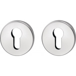 Rosace porte en acier inoxydable 056 VA F00 épaisseur.8mm PZ rd.EDI