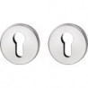 Rosace porte en acier inoxydable 056 VA F00 épaisseur.8mm PZ rd.EDI
