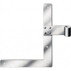 Bande d'angle xmm acier galvanisé droite et gauche 3 mm VORMANN