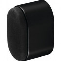 Butoir de porte murale 4700/4702/4704 aluminium, anodisé noir, longueur 25 mm HERMETA