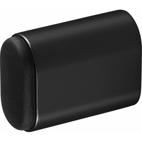 Butoir de porte murale 4700/4702/4704 Alu.noir elox.L.50mm HERMETA