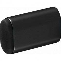 Butoir de porte murale 4700/4702/4704 Alu.noir elox.L.60mm HERMETA