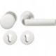 Poignée porte 12 1267 Alu.0105 rond.PZ DIN Gauche/Droite plat D/K FSB