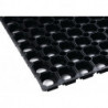 Tapis circulaire en caoutchouc l. 0,8 m L. 1,2 m épaisseur 22 mm noir NR/SBR sans insert tissé