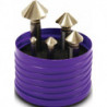 Set Foret aléseurs DIN 335C 90 Degrés EUC 6.3-25mm HSS spécial 3-Fl.schaft Ku.-Box