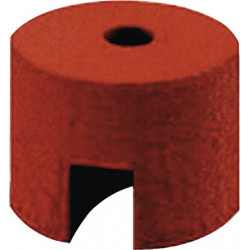 Aimant bouton D25,4xH15,9 mm avec surface dadhérence cannelée adhérence 34 N