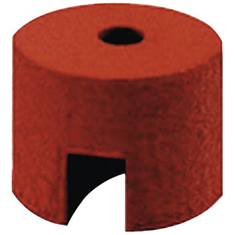 Aimant bouton D25,4xH15,9 mm avec surface dadhérence cannelée adhérence 34 N