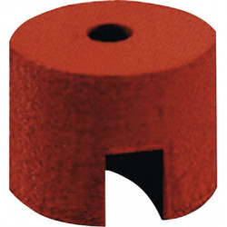 Aimant bouton D31,8xH25,4 mm avec surface dadhérence cannelée adhérence 48 N