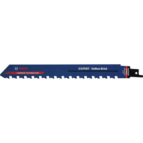 Lame de scie sabre Expert Hollow Brick L.240mm B.23mm TPI 2 12.7mm 3 Unités