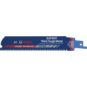 Lame de scie sabre Expert Thick Tough Metal L.150mm B.25mm TPI 8 3mm 3 Unités