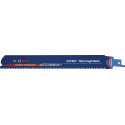 Lame de scie sabre Expert Thick Tough Metal L.225mm B.25mm TPI 8 3mm 3 Unités