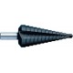Foret étagé universel à goujure hélicoïdale, revêtement TiAIN, Long. de l'étage : 4 mm, Long. totale 76 mm, Ø queue h8 : 9 mm
